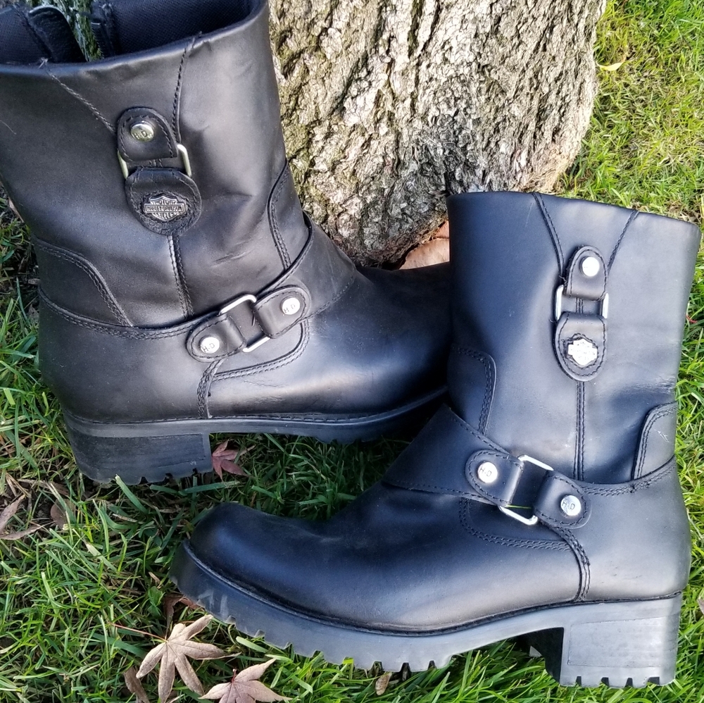 Harley Davidson's leather boots